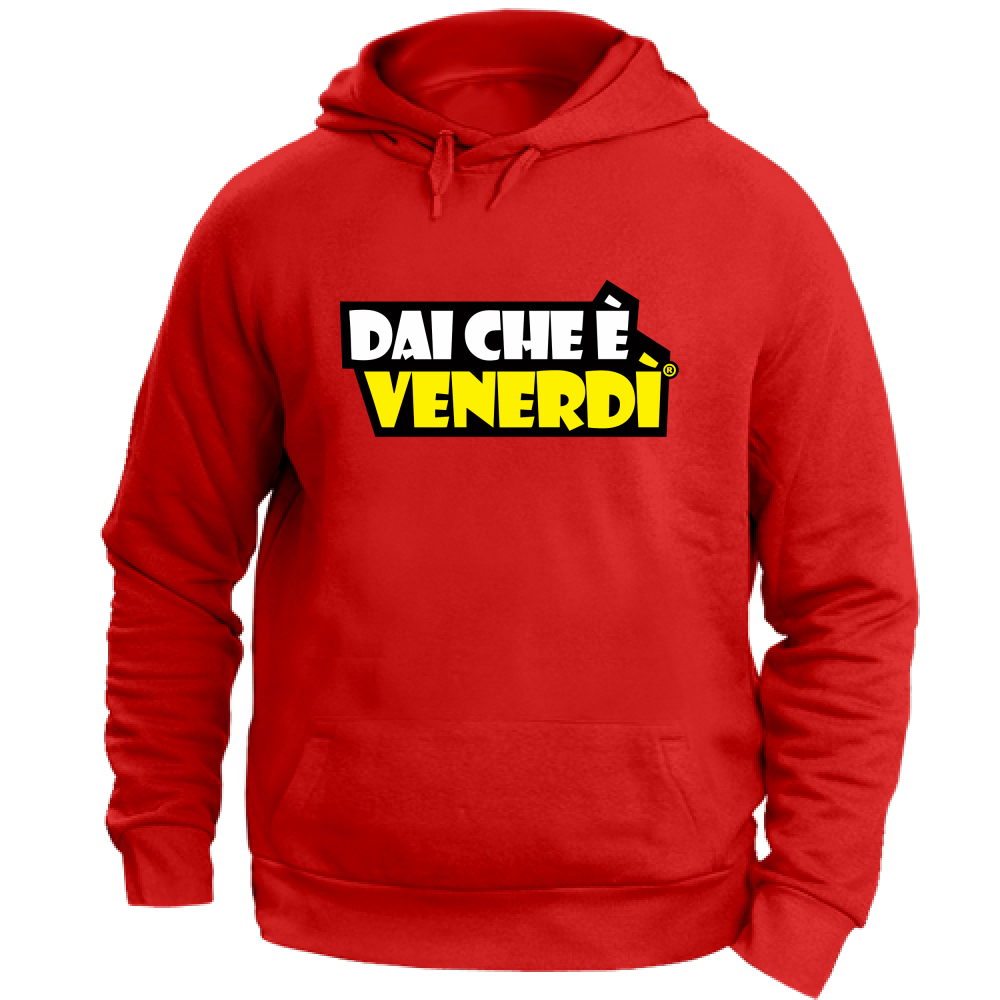 Felpa con cappuccio Dai Che è Venerdì®