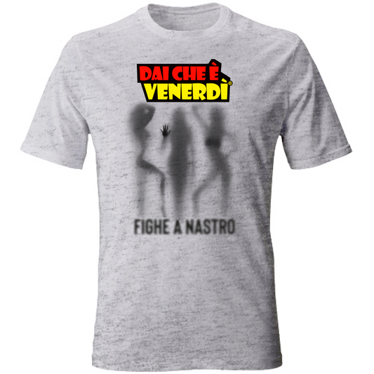 T-Shirt Fighe a Nastro Ombre