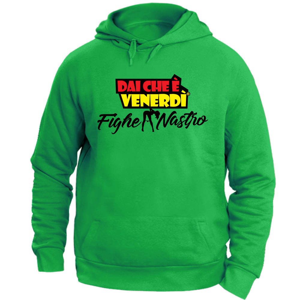 Felpa con Cappuccio Fighe a Nastro