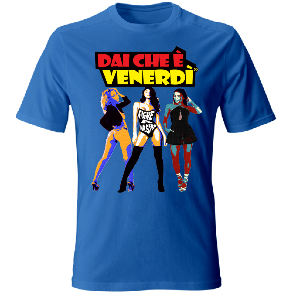 T-Shirt Fighe a nastro Pop Art