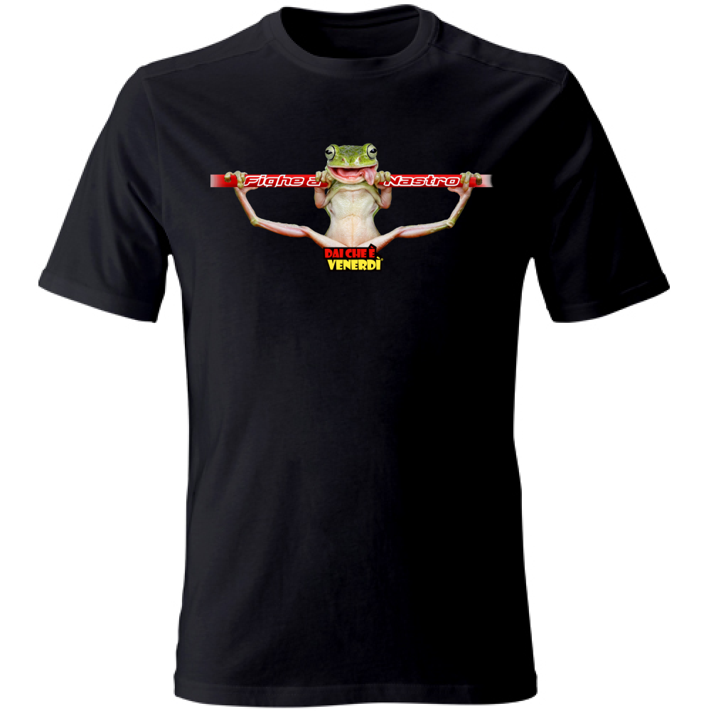 T-Shirt Fighe a Nastro Frog