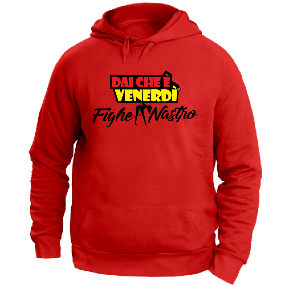 Felpa con Cappuccio Fighe a Nastro